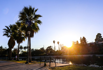 Sunset echo park