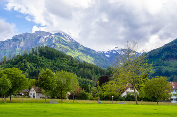 Beautiful landscape of Interlaken, Switzerland