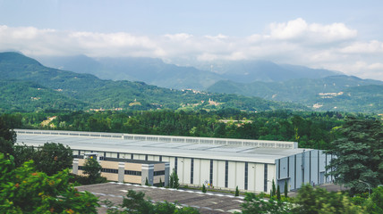 Summer panorama of Apennines mountains, Italy