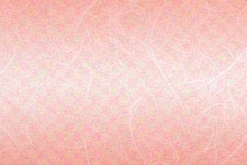 Japanese pink white checkered pattern paper texture or spring color background
