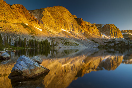 Sunrise at Lake Marie