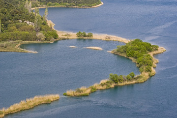Obraz premium Der See Visovacko jezero in Kroatien