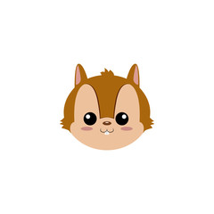 Cute animal face