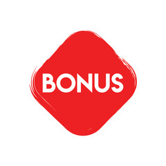 Bonus Label Vector Template Design