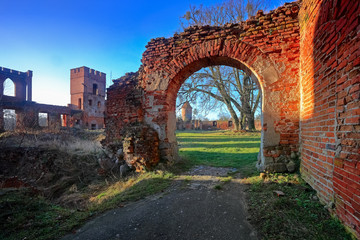 Szymbark-ruiny czternastowiecznej warowni