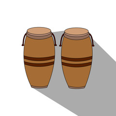 Isolated music instrument