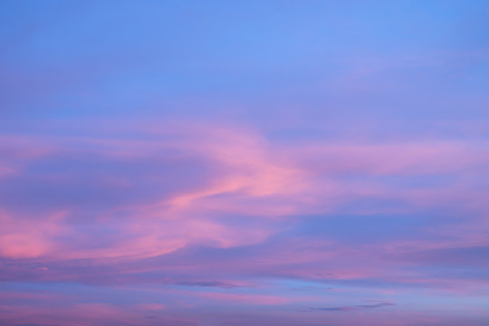 Abstract blurry pink and purple sky