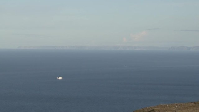 Norwegen, Norge, Nordkapp, Nordkap, Finnmark, Honningsv&aring;g, Mager&oslash;ya, Mager&oslash;y, Norden, n&ouml;rdlichster Punkt Europas, Kugel, Denkmal, Klippe, Schiefer, Barentsee