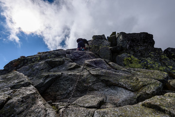 slovakian carpathian mountains in autumn.