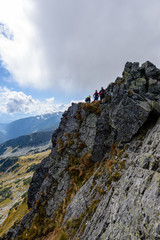 slovakian carpathian mountains in autumn.