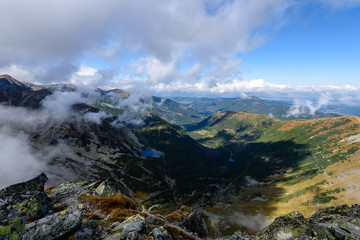 Fototapeta premium slovakian carpathian mountains in autumn.