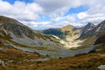 Fototapeta premium slovakian carpathian mountains in autumn.
