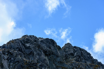 slovakian carpathian mountains in autumn.