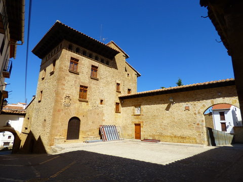 La Iglesuela del Cid, pueblo de la provincia de Teruel (Aragon,España)