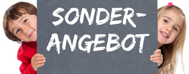 Sonderangebot Angebot Sale einkaufen Einkauf Shopping shoppen kleine Kinder