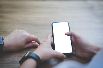 man holding smartphone outdoor. social network communication, wireless connection, lifestyle concept