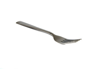 Fork isolated on the white background