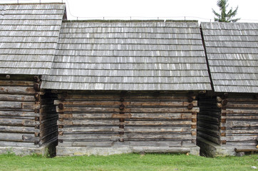 Rustic log cabin at Slovakia