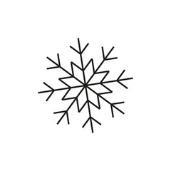 Snowflake of winter icon