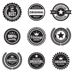 Vintage Retro Vector Logo for banner