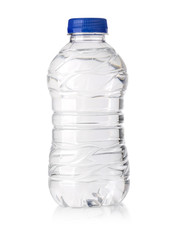 water plastic bottle isolated
