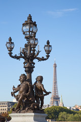 Fototapeta premium Bridge of Alexandre III in Paris