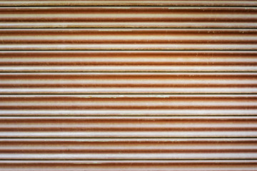 Steel door used to open and close the house