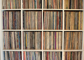 collection de disque vinyle