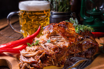 Tasty Barbecue pulled pork
