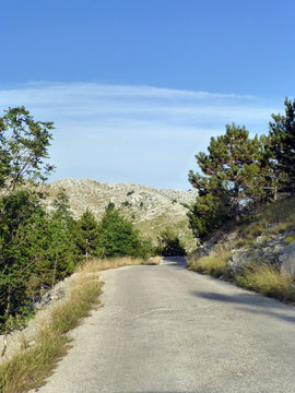 Straße im Nationalpark Biokovo