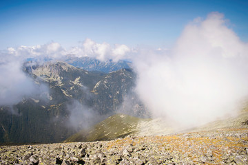 Beautiful landscape at Musala, lakes, Rila, Bulgaria