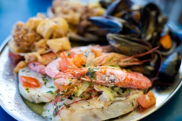Maltese seafood and fish platter © sitriel