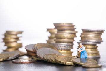 Growing money concept