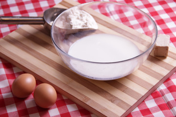 Fresh dough ingredients