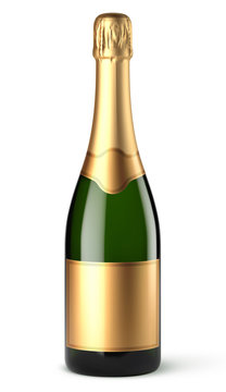 Bouteille de champagne vectorielle 3