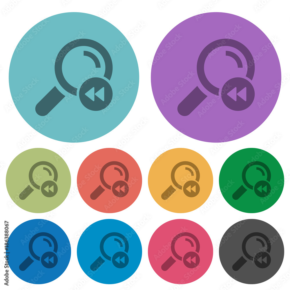 Poster find first search result color darker flat icons