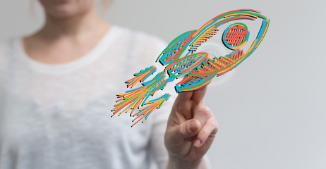 Obraz premium rocket