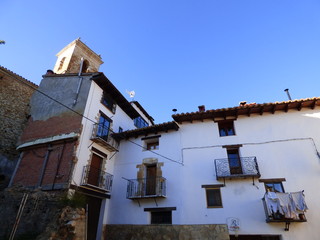 Fototapeta na wymiar Valdelinares, pueblo de Teruel, en la comunidad autónoma de Aragón, España