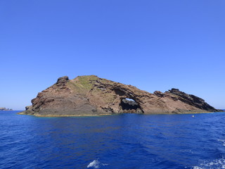 Las islas Columbretes al este de Oropesa, integradas en el término municipal de Castellón de la...