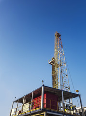 Fototapeta na wymiar Oil and Gas drilling Rig