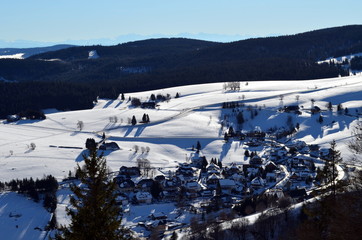 Fototapeta na wymiar Schauinsland im Winter