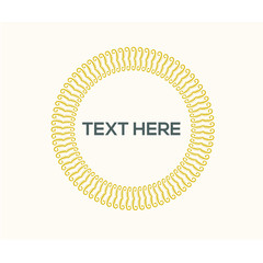Decorative Circle Rounded Border
