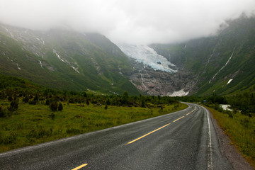 Fototapeta premium Jostedal Glacier National Park Jostedalsbreen, Norway