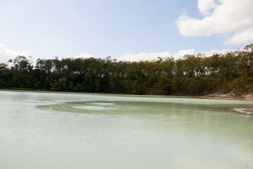 Tecuamburro Volcano, volcanic crater lake in Guatemala