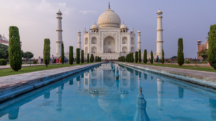 Late afternoon light on Taj Mahal, Agra, Uttar Pradesh, India