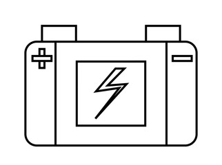 car battery icon image