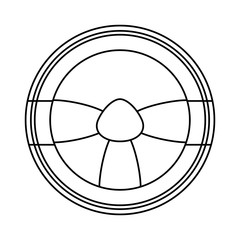 steering wheel icon image