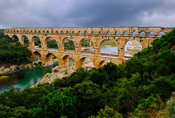 Fototapeta premium Pont du Gard, France