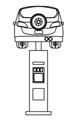 car lift machine icon