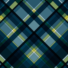 Green blue checkered stripe pattern